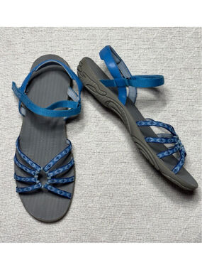 EUC Teva Kayenta Blue & Gray Casual Non-Slip Sandal-Woman's Size 10